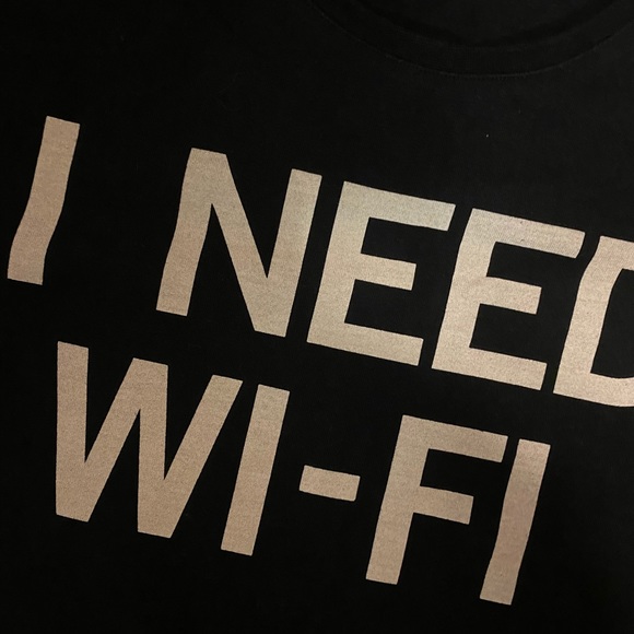 Zara mens I need WiFi tee - Picture 3 of 4
